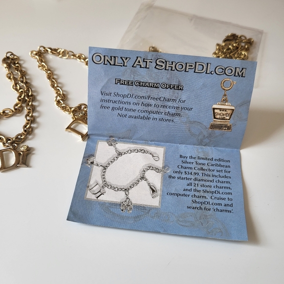 Vintage Di Diamonds International Bracelets and Glasses Charm - Picture 9 of 11